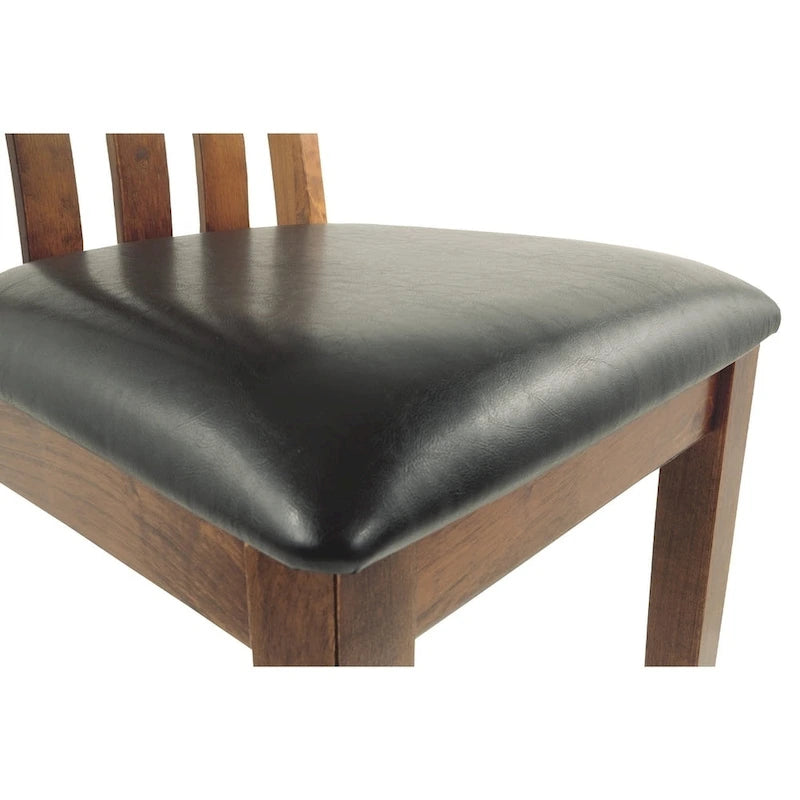 Ralene Dining Room Chair - Set of 2 - Medium Brown - 19.5 W x 22.63 D x 40.25 H