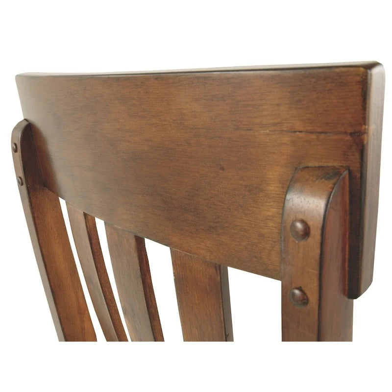 Ralene Dining Room Chair - Set of 2 - Medium Brown - 19.5 W x 22.63 D x 40.25 H