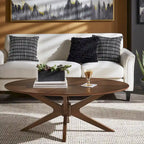 Tavoli Rondo Mid-Century con finitura in noce di iNSPIRE Q Modern