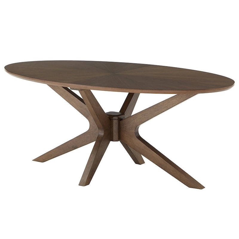 Tavoli Rondo Mid-Century con finitura in noce di iNSPIRE Q Modern