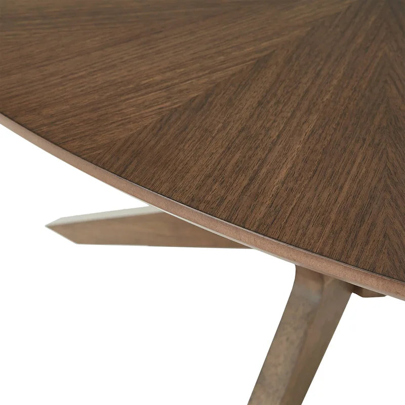 Tavoli Rondo Mid-Century con finitura in noce di iNSPIRE Q Modern