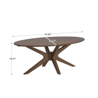 Tavoli Rondo Mid-Century con finitura in noce di iNSPIRE Q Modern