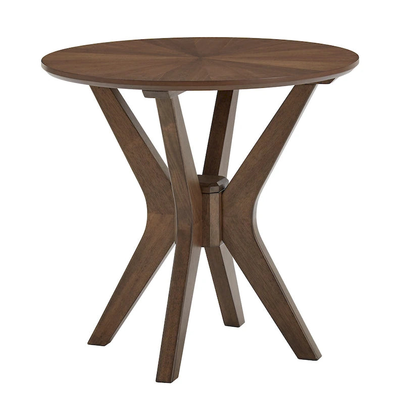 Tavoli Rondo Mid-Century con finitura in noce di iNSPIRE Q Modern