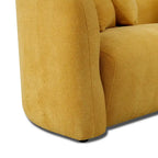 Hanar Mid Century Modern Luxury Tight Curved Back Boucle Sofa