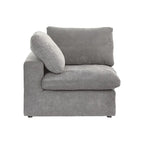 L Shape Couches for Living Room, Modern Modular Convertible Sectional Sofa Couch with Removable Cushion Covers