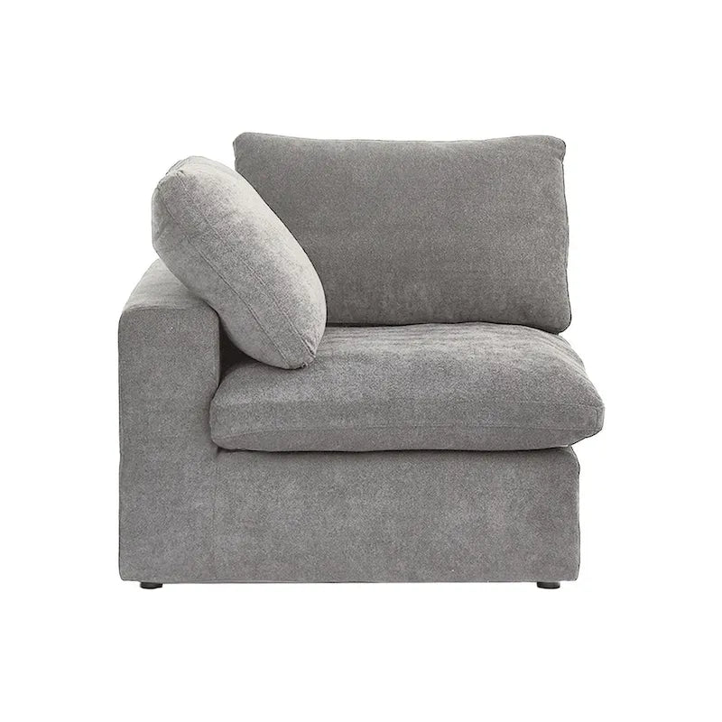 L Shape Couches for Living Room, Modern Modular Convertible Sectional Sofa Couch with Removable Cushion Covers