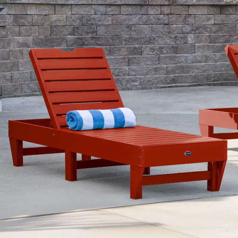Highwood Professional Commercial Grade Pinehurst Chaise Lounge