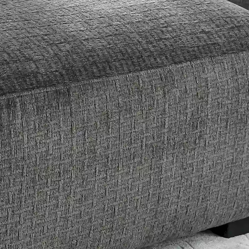 Kintra Contemporary Chenille Padded Cocktail Ottoman by Furniture of America