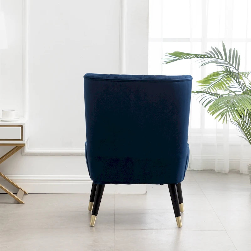 Roundhill Furniture Elon Contemporary Velvet Upholstered Accent Chair