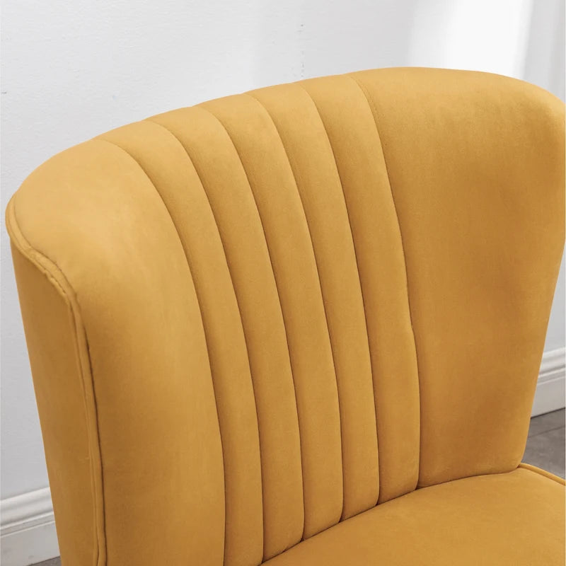 Roundhill Furniture Elon Contemporary Velvet Upholstered Accent Chair