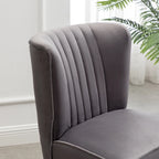 Roundhill Furniture Elon Contemporary Velvet Upholstered Accent Chair
