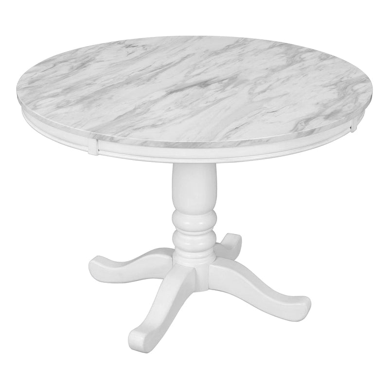 5 Pieces Dining Table and Chairs Set for 4 Persons