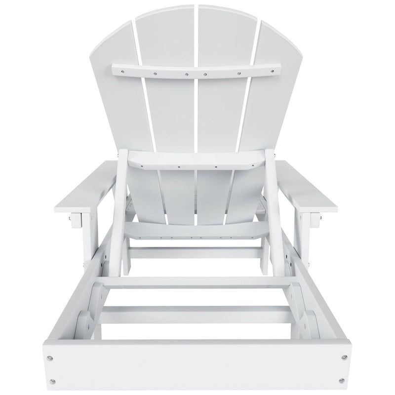 Polytrends Laguna Hdpe All Weather Outdoor Patio Pool Reclining Chaise Lounge With Arms And Wheels (Set Of 2)