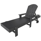 Polytrends Laguna Hdpe All Weather Outdoor Patio Pool Reclining Chaise Lounge With Arms And Wheels (Set Of 2)