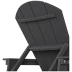 Polytrends Laguna Hdpe All Weather Outdoor Patio Pool Reclining Chaise Lounge With Arms And Wheels (Set Of 2)