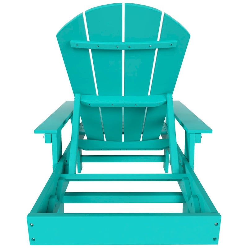 Polytrends Laguna Hdpe All Weather Outdoor Patio Pool Reclining Chaise Lounge With Arms And Wheels (Set Of 2)