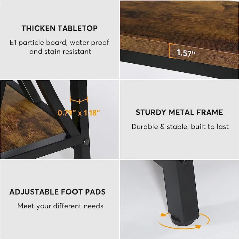 70.9 inch Extra Long Console Table Sofa Accent Table for Living Room