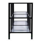 Liberty Metal and Glass Media TV Stand for TV's up to 68