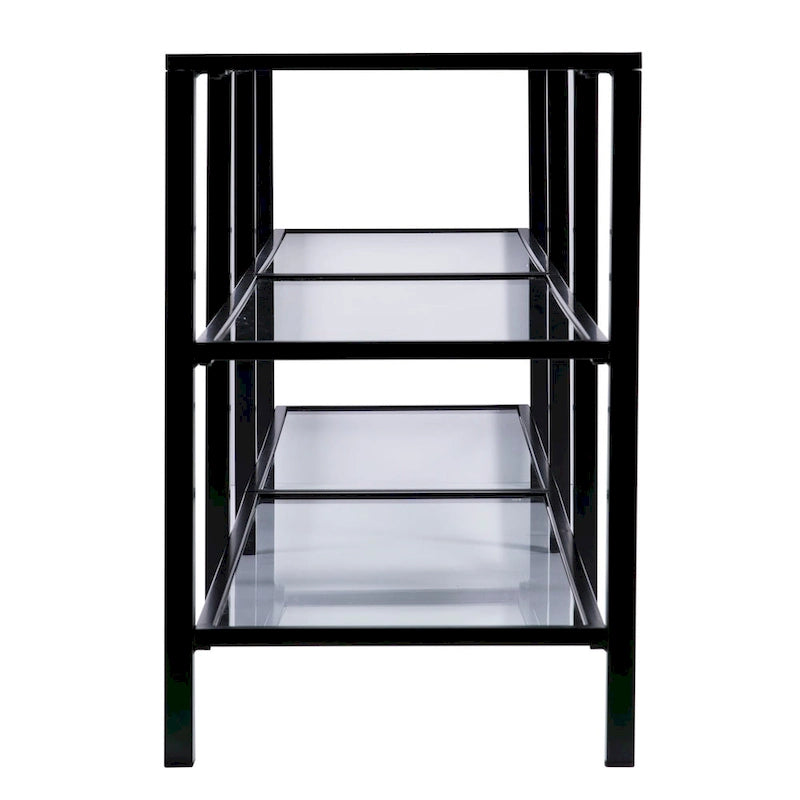 Liberty Metal and Glass Media TV Stand for TV's up to 68