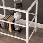 Liberty Metal and Glass Media TV Stand for TV's up to 68