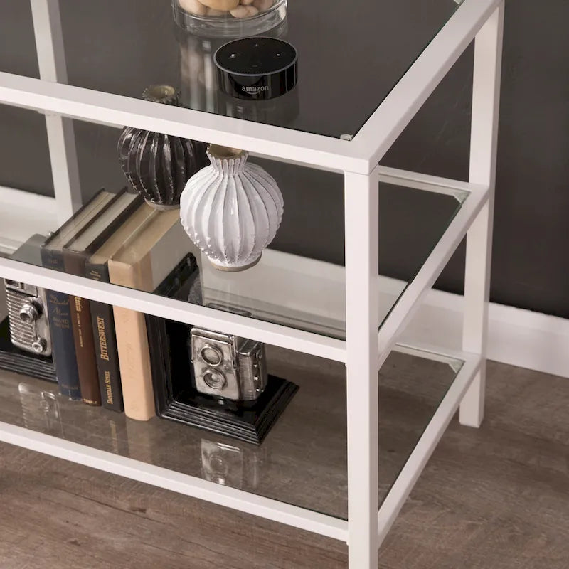 Liberty Metal and Glass Media TV Stand for TV's up to 68
