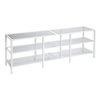 Liberty Metal and Glass Media TV Stand for TV's up to 68