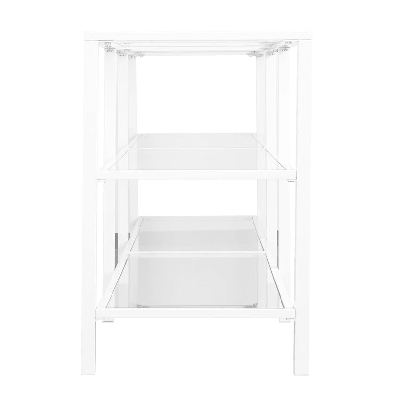 Liberty Metal and Glass Media TV Stand for TV's up to 68