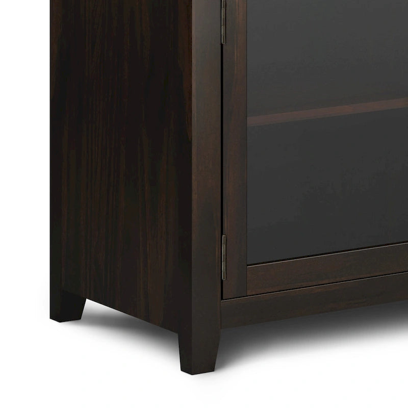 WYNDENHALL Essex SOLID WOOD 54 inch Wide Contemporary Sideboard Buffet in Mahogany - 54 inch Wide