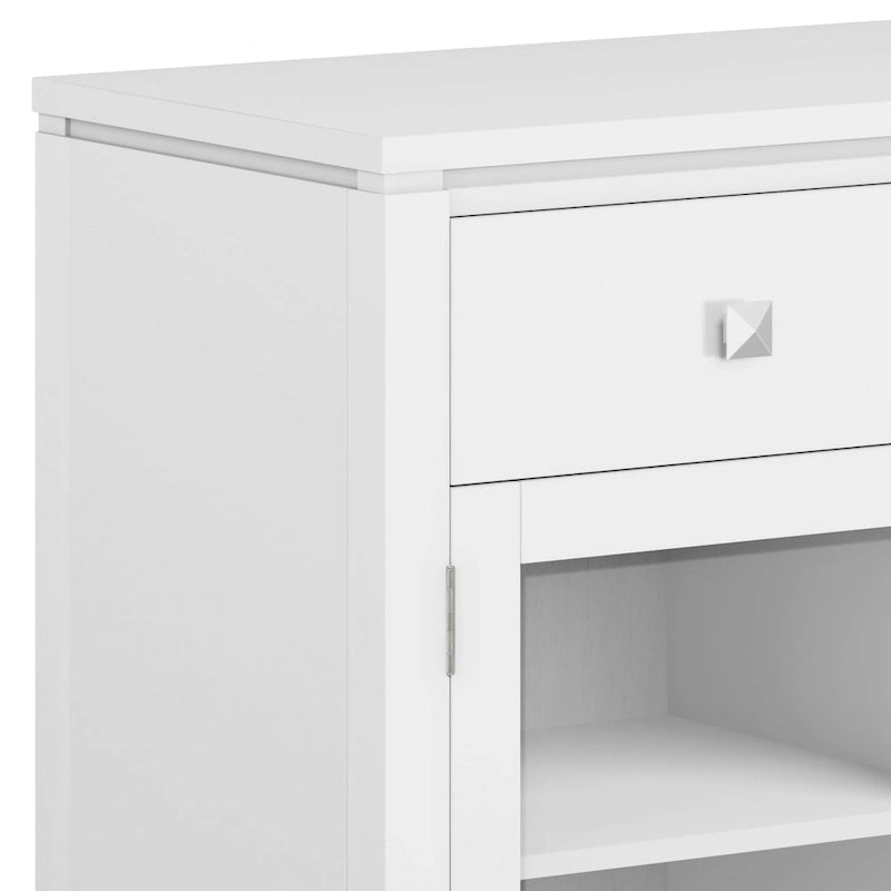 WYNDENHALL Essex SOLID WOOD 54 inch Wide Contemporary Sideboard Buffet in Mahogany - 54 inch Wide