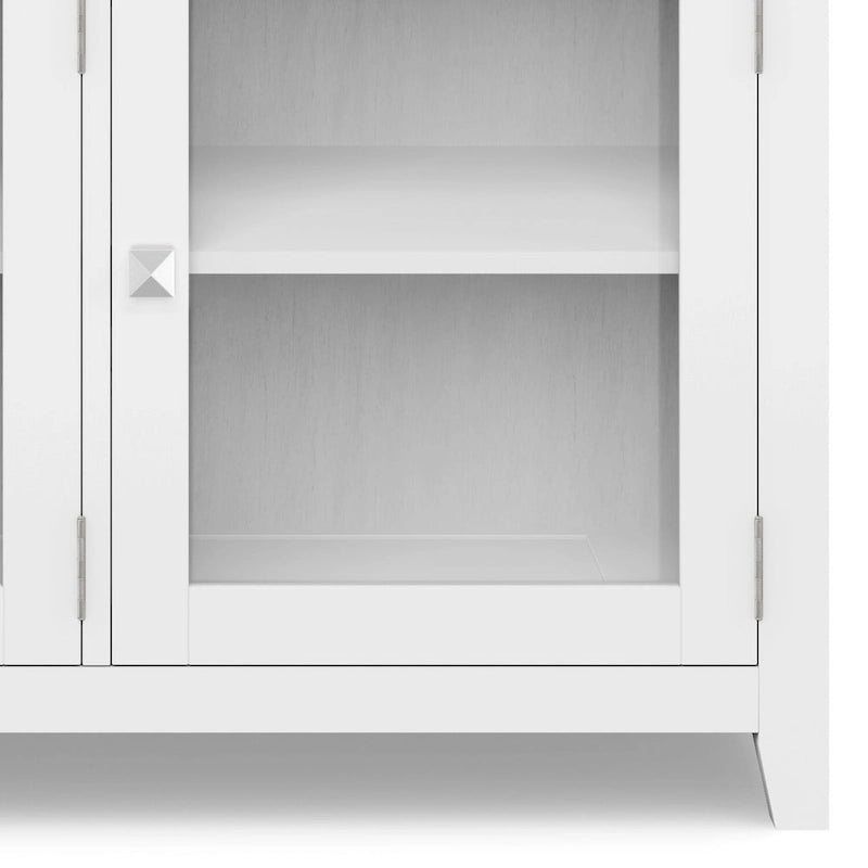 WYNDENHALL Essex SOLID WOOD 54 inch Wide Contemporary Sideboard Buffet in Mahogany - 54 inch Wide