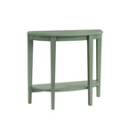 DH BASIC Contemporary Brown Decorative 1-Shelf Half-moon Console Table by Denhour