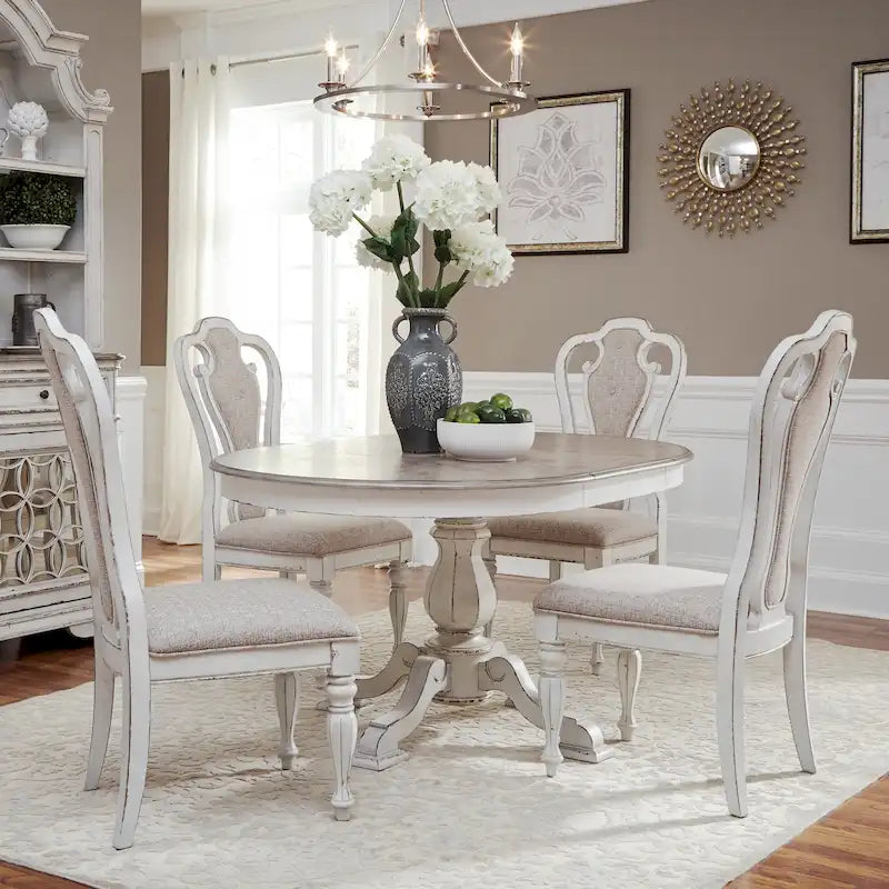 Set da tavolo con piedistallo Magnolia Manor Opt a 5 pezzi