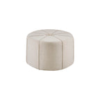 Madison Park Aberdeen Upholstered Tufted Oval Oversized Ottoman