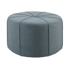 Madison Park Aberdeen Upholstered Tufted Oval Oversized Ottoman