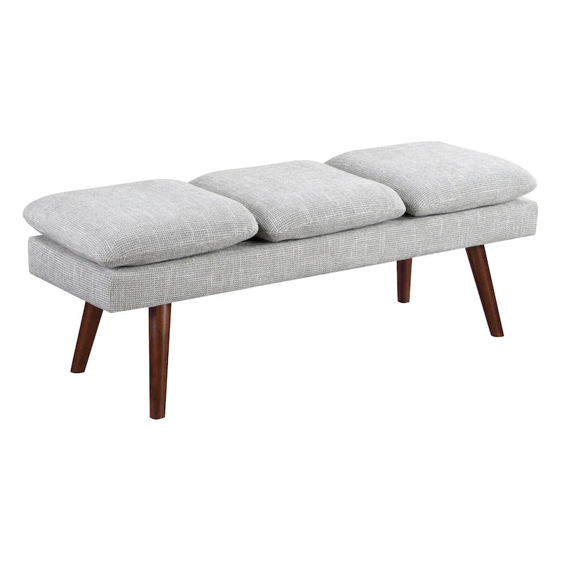 Amanda 54 Mid-Century Bench