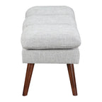 Amanda 54 Mid-Century Bench