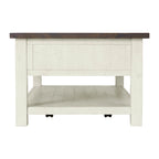 The Gray Barn Downington Solid Wood 2-Drawer Coffee Table