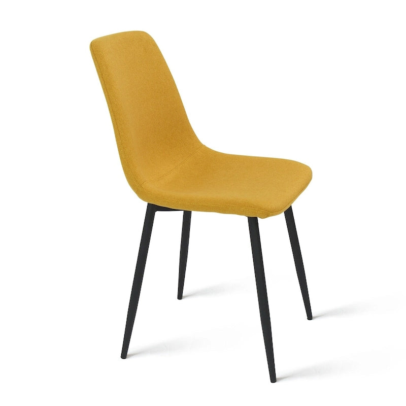 Modern Fabric Upholstered Dining Chairs (Set of 4) - 34x18x18