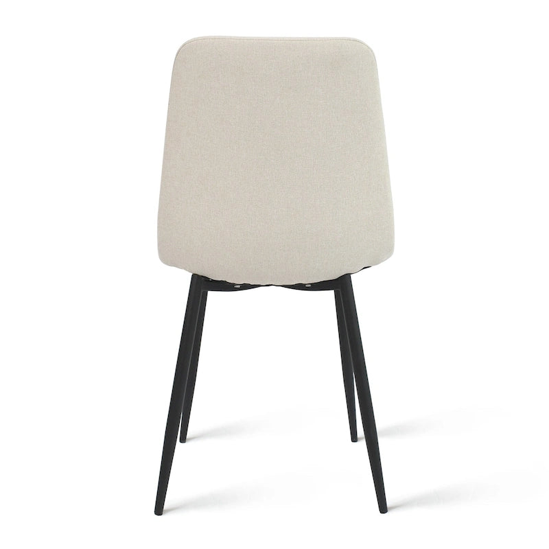 Modern Fabric Upholstered Dining Chairs (Set of 4) - 34x18x18