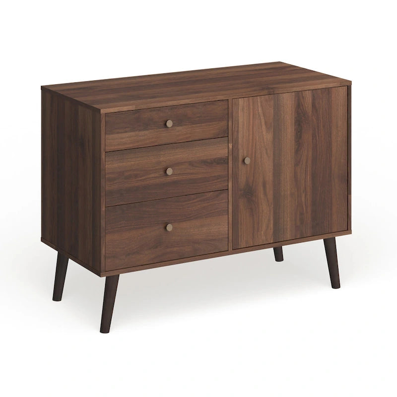 Carson Carrington Horsens 3-Drawer Mid-Century Modern Buffet/Sideboard