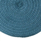 Jaipur Living Saba Solar Round Indoor/Outdoor Polyester Pouf Ottoman/Foot Stool - 18X18X12