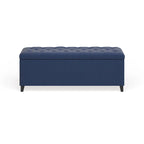 Madison Park Sasha Tufted Top Upholstered Storage Bench