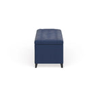 Madison Park Sasha Tufted Top Upholstered Storage Bench