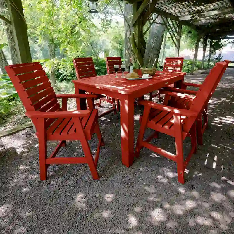 Weatherly 7-piece Outdoor Dining Set - 42 x 72 Table, Counter-height