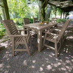 Weatherly 7-piece Outdoor Dining Set - 42 x 72 Table, Counter-height