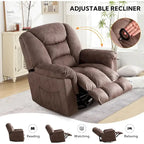 Ebello Oversize Swivel Manual Swivel Recliner