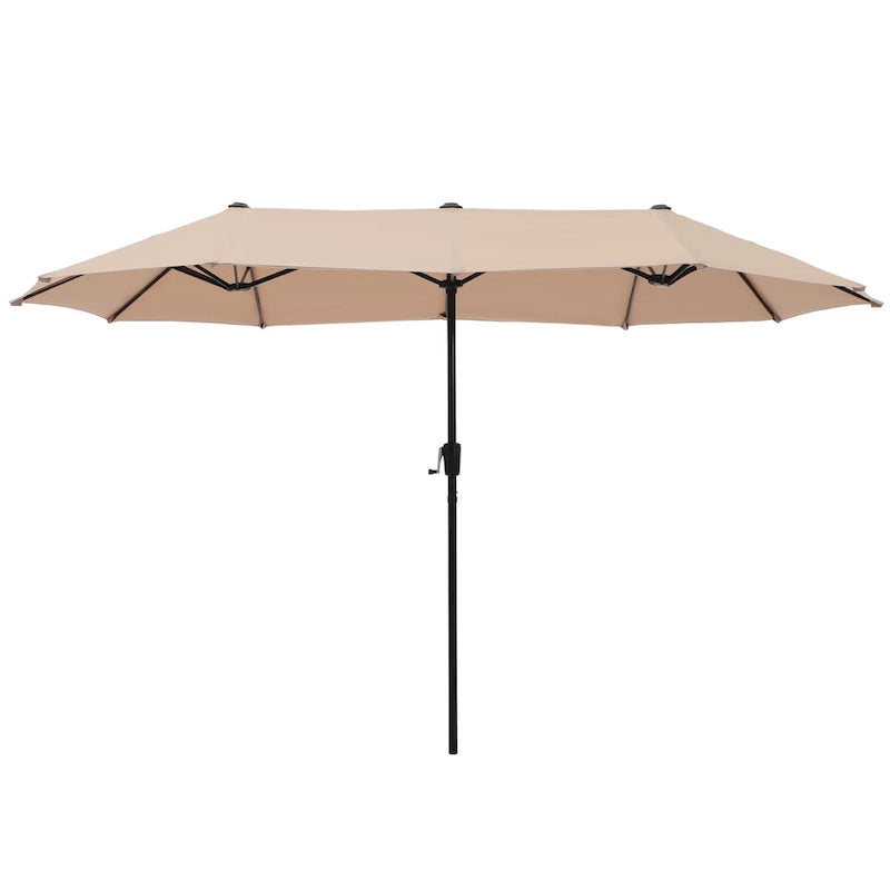 7/8-Piece Patio Dining Set including 60x38 Slatted Metal Table with 1.56 Umbrella Hole and 6 Spring Motion Chairs