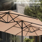 7/8-Piece Patio Dining Set including 60x38 Slatted Metal Table with 1.56 Umbrella Hole and 6 Spring Motion Chairs