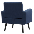 Mid Century Fabric Modern Accent Chair Armchair