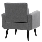 Mid Century Fabric Modern Accent Chair Armchair